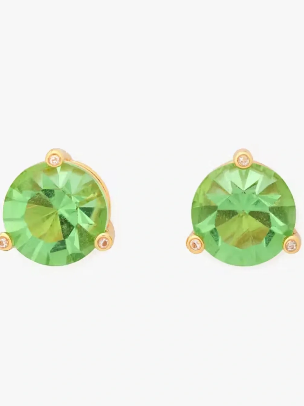 Kate Spade Rise & Shine Studs peridot  large 0.43
